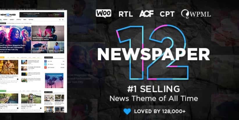 WordPress架站教學｜10款付費WordPress佈景主題推薦-Newspaper