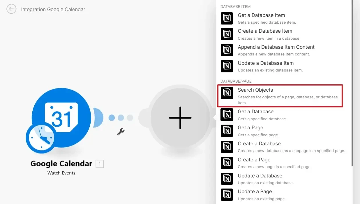 【Make 教學】Google Calendar 日曆同步 Notion，新增更新刪除行程 (20) (1)